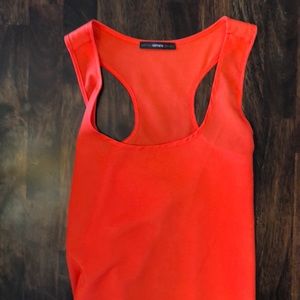 Orange/red flowy tank